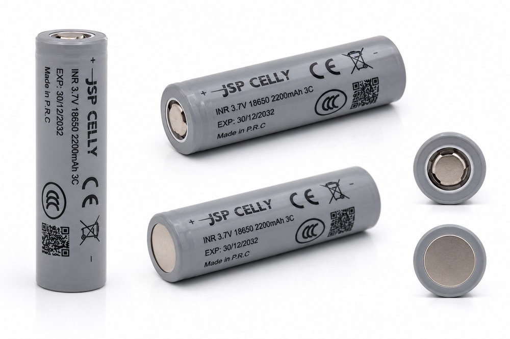 باتری لیتیومی 18650-3.7V-2200mAh-3C